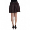 Gonna corta in flanella viola - IT42-M