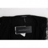 Mini abito corto tubino in jersey decorato nero - IT42-M