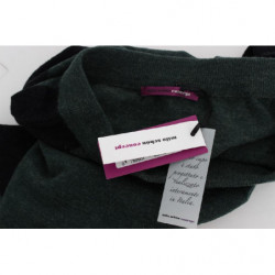 Gonna a tubino in misto lana verde - IT42-M