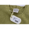Maglione senza maniche lavorato maglia misto cotone verde - ONE SIZE