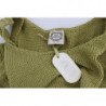 Maglione senza maniche lavorato maglia misto cotone verde - ONE SIZE