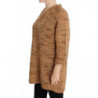 Maglione oversize lavorato a maglia in misto lana marrone - IT44-L