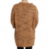 Maglione oversize lavorato a maglia in misto lana marrone - IT44-L