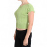 Maglione lavorato a maglia in misto cotone verde - ONE SIZE
