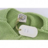 Maglione lavorato a maglia in misto cotone verde - ONE SIZE