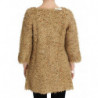Maglione a mantella in misto lana beige - IT42-M