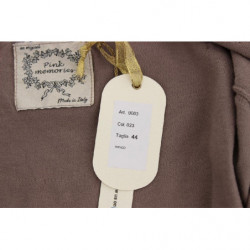 Maglione cardigan in cotone pizzo viola - IT42-M