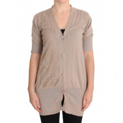 Maglione cardigan in cotone...