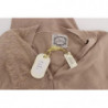 Maglione cardigan in cotone pizzo rosa - IT44-L