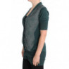 Maglione cardigan in cotone pizzo verde - IT46-XL