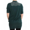 Maglione cardigan in cotone pizzo verde - IT46-XL