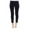 Jeans di velluto a coste ritagliati viola - W26