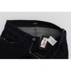 Jeans slim fit in cotone elasticizzato blu - W26