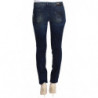 Jeans skinny slim fit in cotone lavato blu - W26