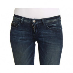 Jeans skinny slim fit in cotone lavato blu - W26
