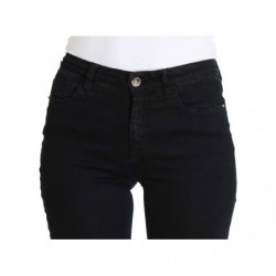 Jeans slim fit in cotone elasticizzato nero - W26