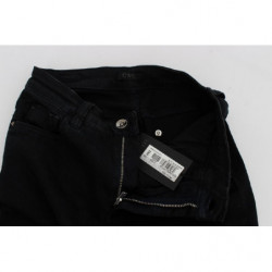 Jeans slim fit in cotone elasticizzato nero - W26