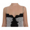 Top lingerie babydoll in pizzo di seta nera - IT4 - L