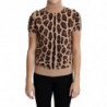 Top dolcevita in lana vergine con stampa leopardata beige - IT42-M
