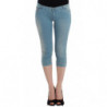 Jeans corti pantaloni Capri blu - 42 - S