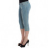 Jeans corti pantaloni Capri blu - 42 - S