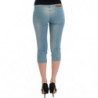Jeans corti pantaloni Capri blu - 42 - S