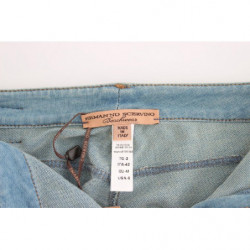 Jeans corti pantaloni Capri blu - 42 - S