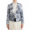 Giacca da completo blazer bianco blu - IT40 - XS