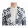 Giacca da completo blazer bianco blu - IT40 - XS