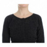 Maglione cardigan in lana lavorata a maglia grigia - IT40 - XS