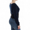 Maglione cardigan in cashmere blu - IT46 - L