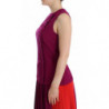 Top camicetta senza maniche in seta viola - IT42 - S