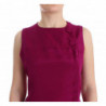 Top camicetta senza maniche in seta viola - IT42 - S