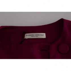 Top camicetta senza maniche in seta viola - IT42 - S