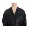 Giubbotto bomber corto corto nero - IT40-S