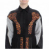 Abito a maniche lunghe a camicia multicolor - IT38-XS