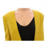 Giacca blazer in seta giallo senape - IT42-M