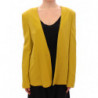 Giacca blazer in seta giallo senape - IT40-S