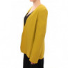 Giacca blazer in seta giallo senape - IT40-S