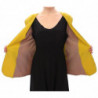 Giacca blazer in seta giallo senape - IT40-S