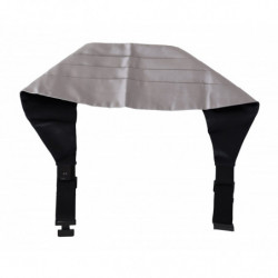 Cintura da uomo grigia. Fascia da smoking in seta 100%. - IT44 - XS