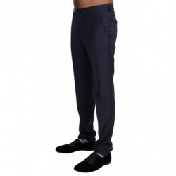 Pantaloni da uomo formali con abito blu navy - IT44 - XS