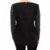 Maglione pullover a maniche lunghe grigio nero - IT40-S