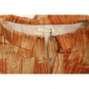 Camicia arancione a maniche lunghe con bottoni sul davanti - IT40-S
