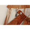 Gonna lunga marrone arancione sotto il ginocchio - IT44-L