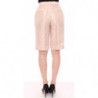 Pantaloncini sopra il ginocchio in broccato beige - IT44-L