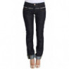 Jeans dal taglio dritto con pantaloni in cotone denim blu - W26