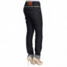 Jeans dal taglio dritto con pantaloni in cotone denim blu - W26