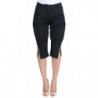 Pantaloni a 3/4 in cotone blu - IT38-XS