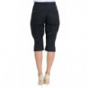 Pantaloni a 3/4 in cotone blu - IT38-XS